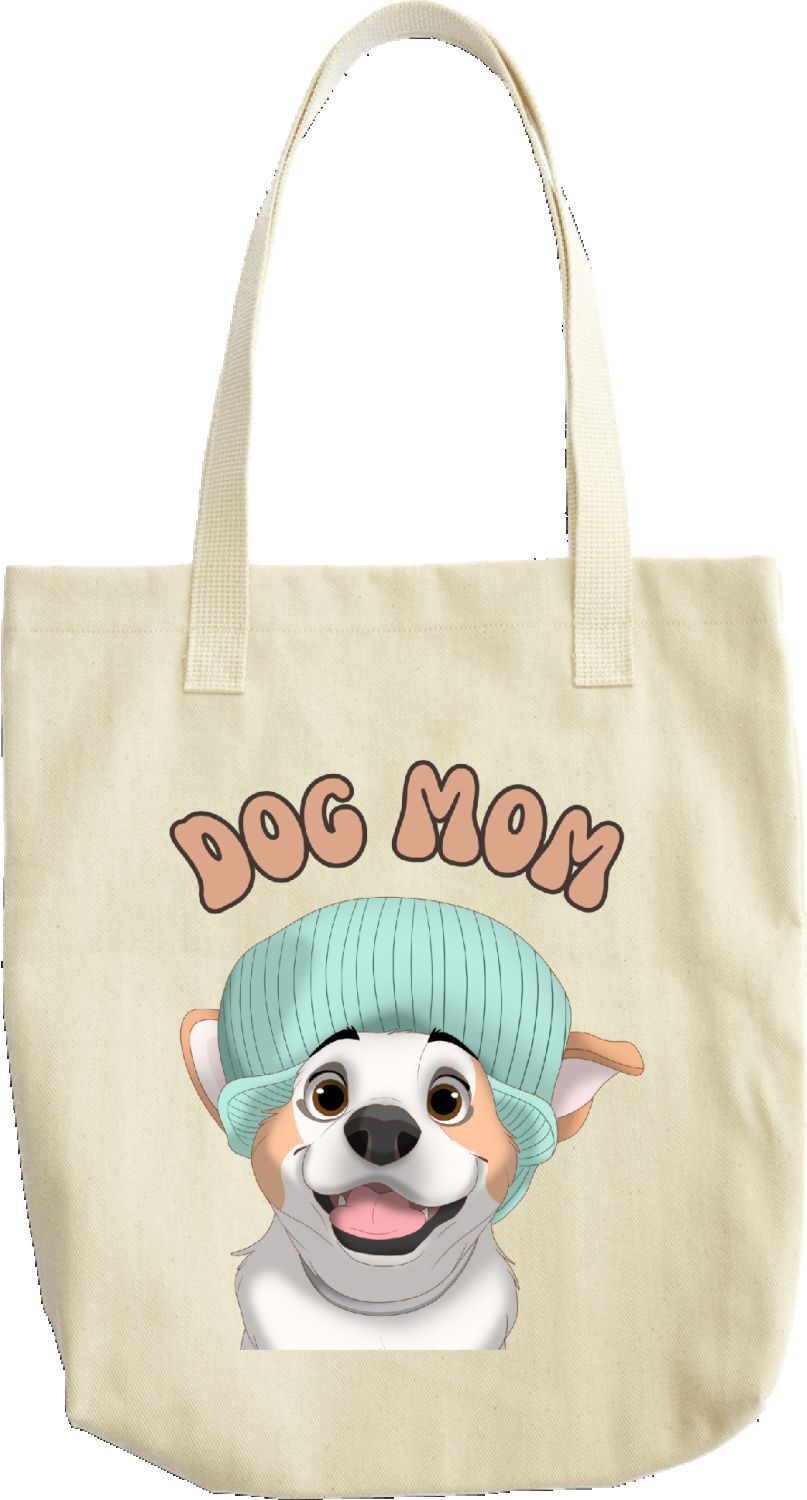 Nuggie's Tote Bag: Dog Mom