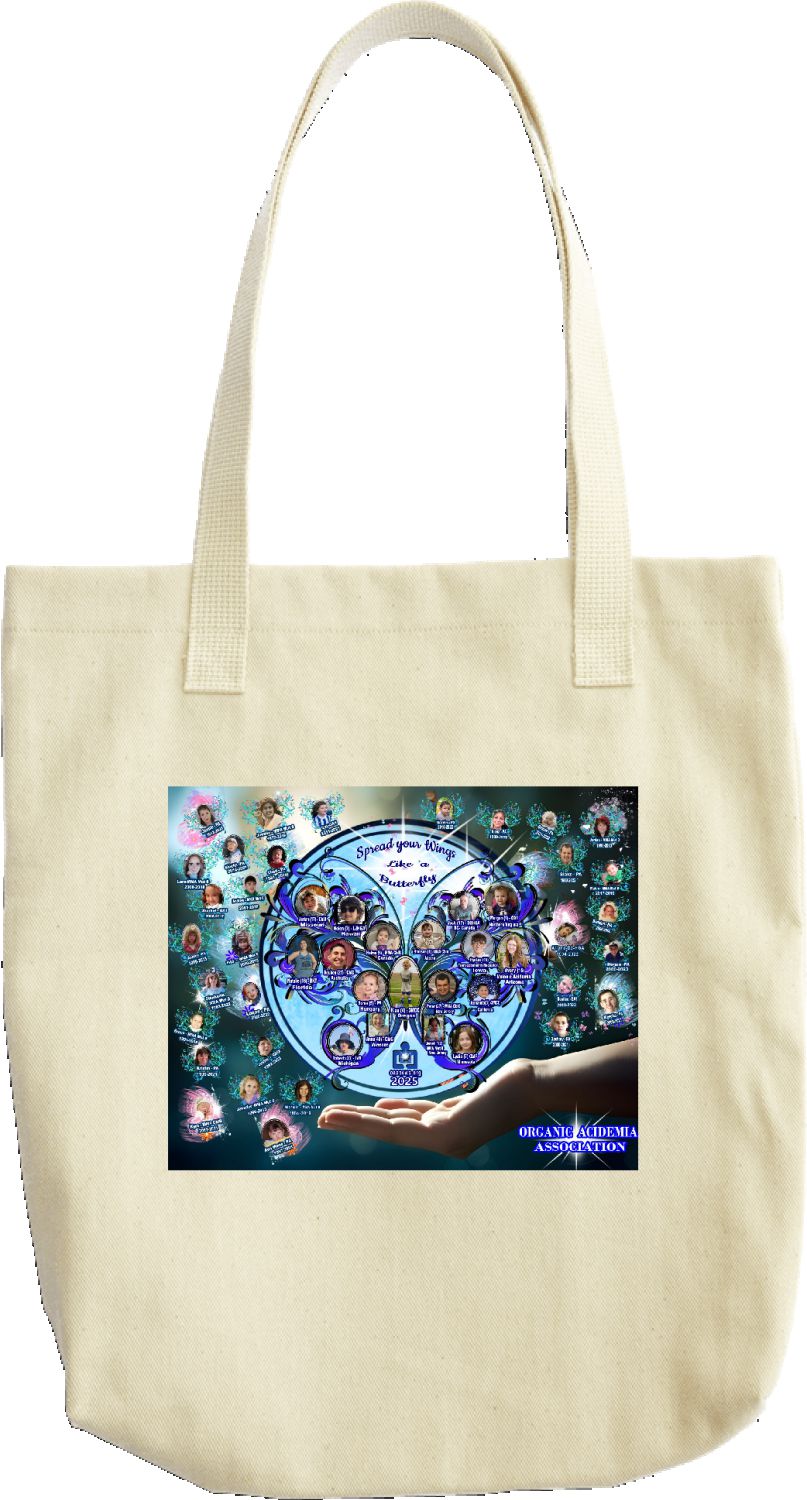 2025 OAA Calendar Cover Canvas Tote