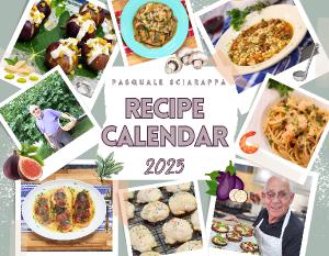 Pasquale Sciarappa 2025 EDITION Recipe Calendar