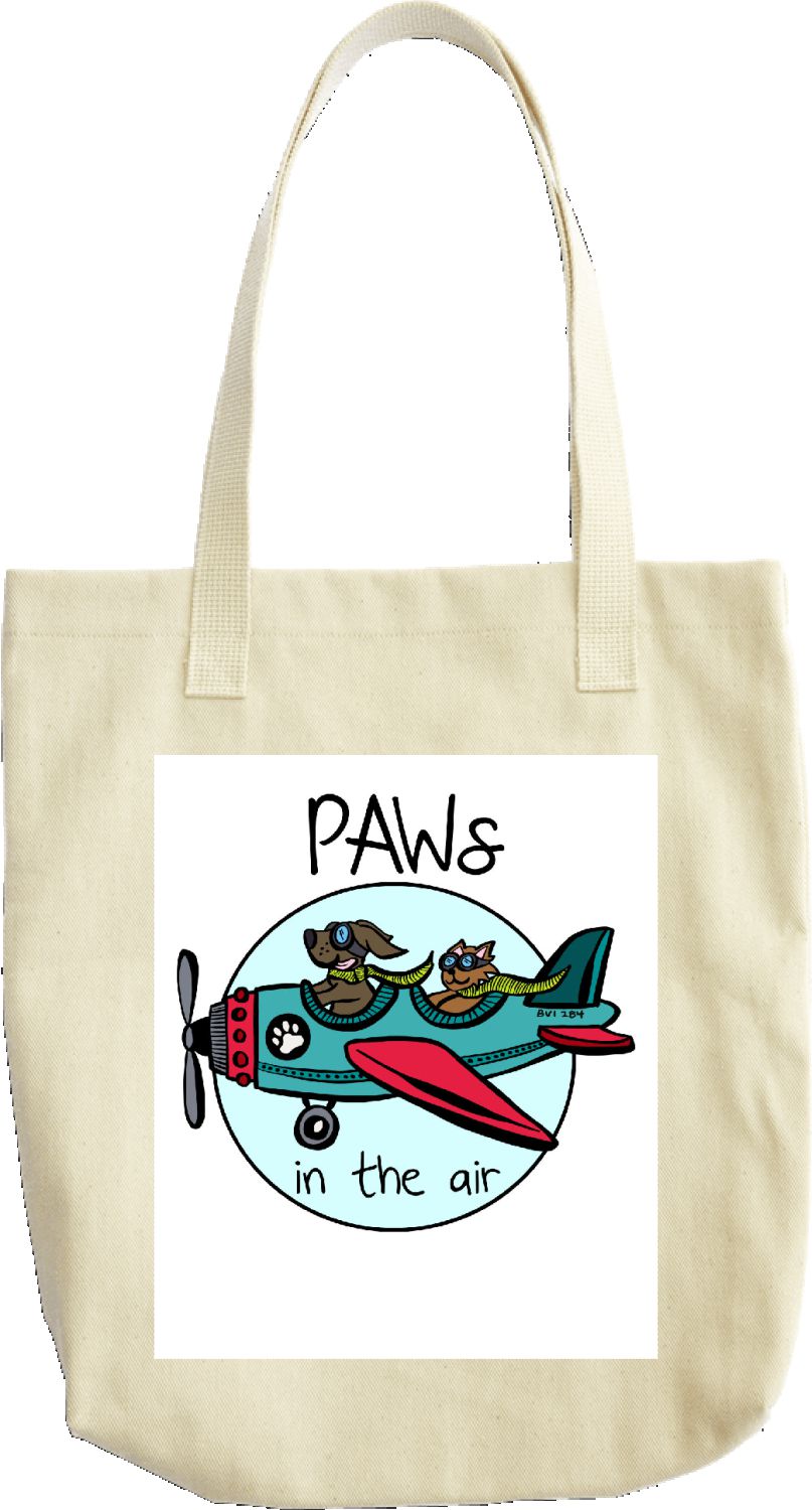 PAWs in the Air Tote bag