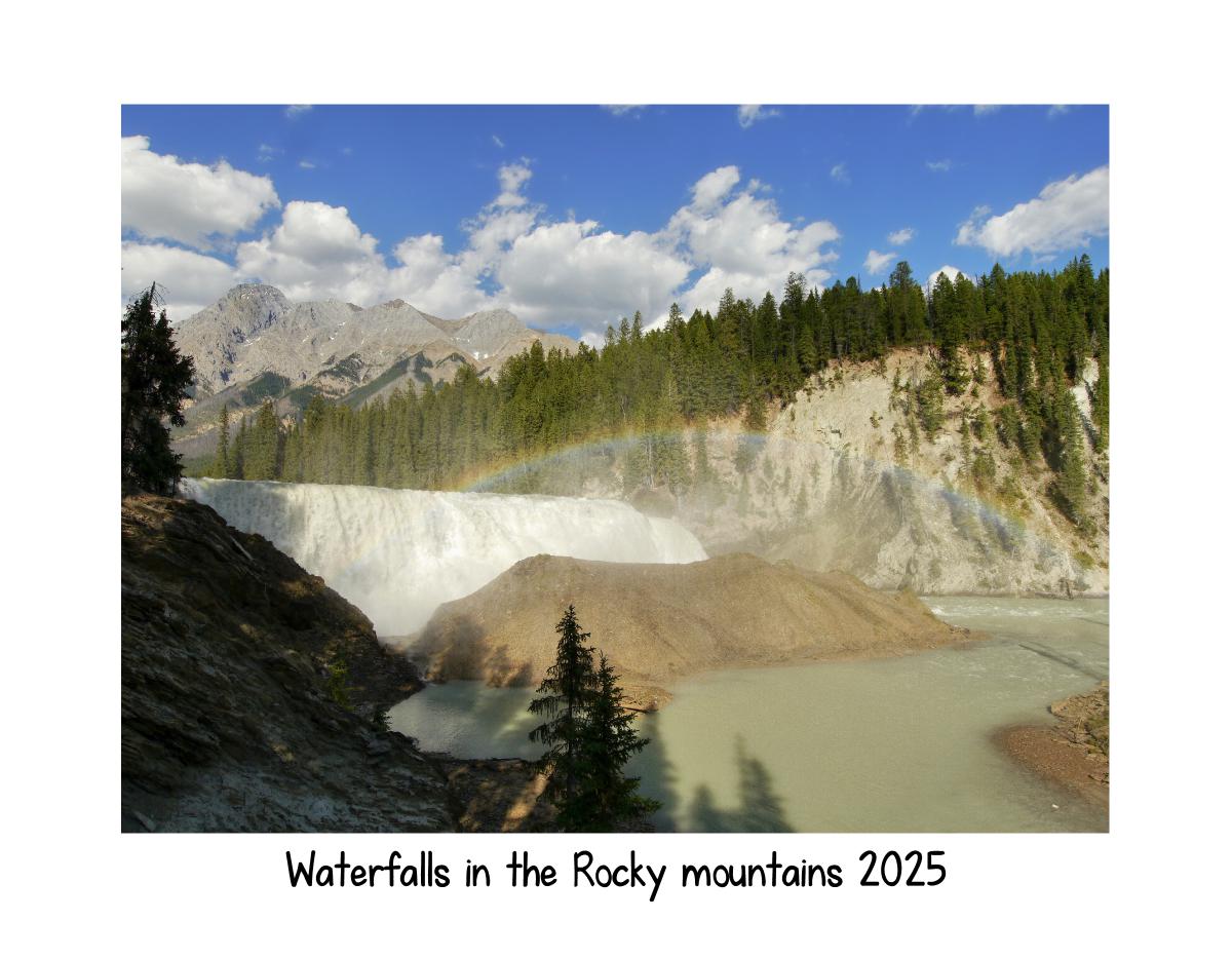 Waterfalls in the rocky mountains 2025