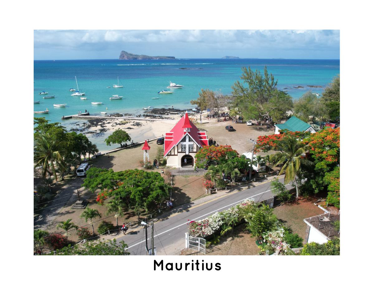 Mauritius from above