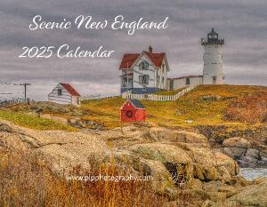 Scenic New England 2025 Calendar