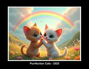 PurrfectionArtist calendar - Rainbows