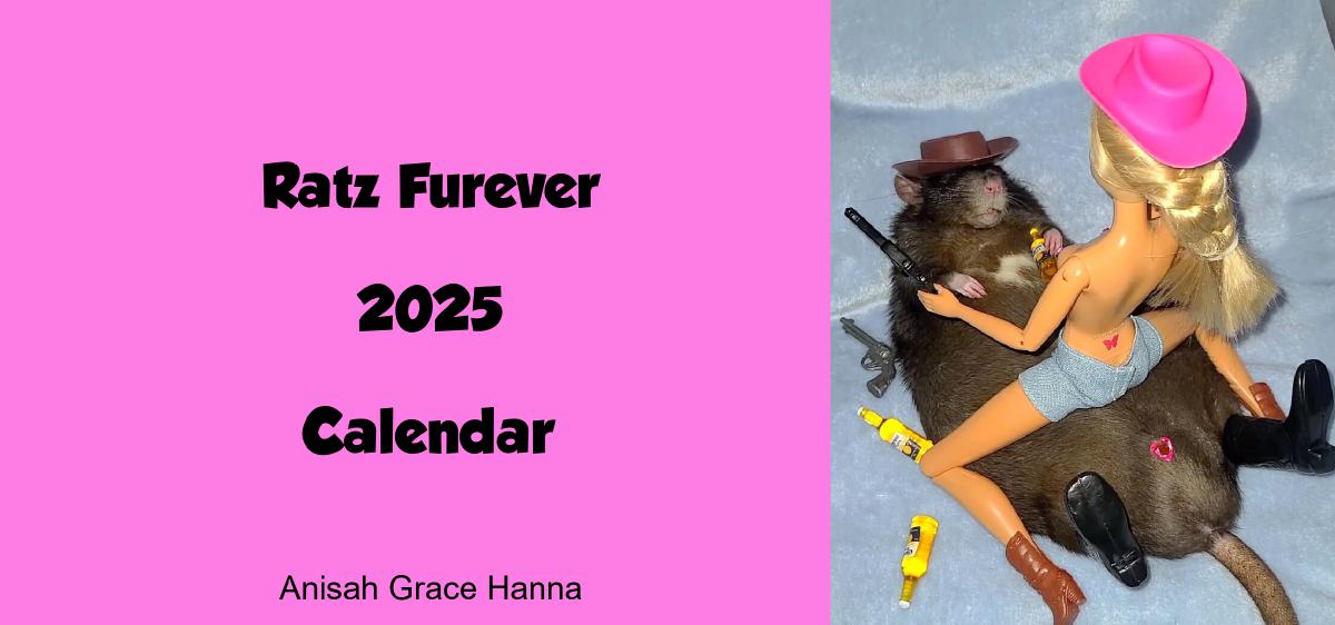 Ratz Furever 2025 Desk Calendar