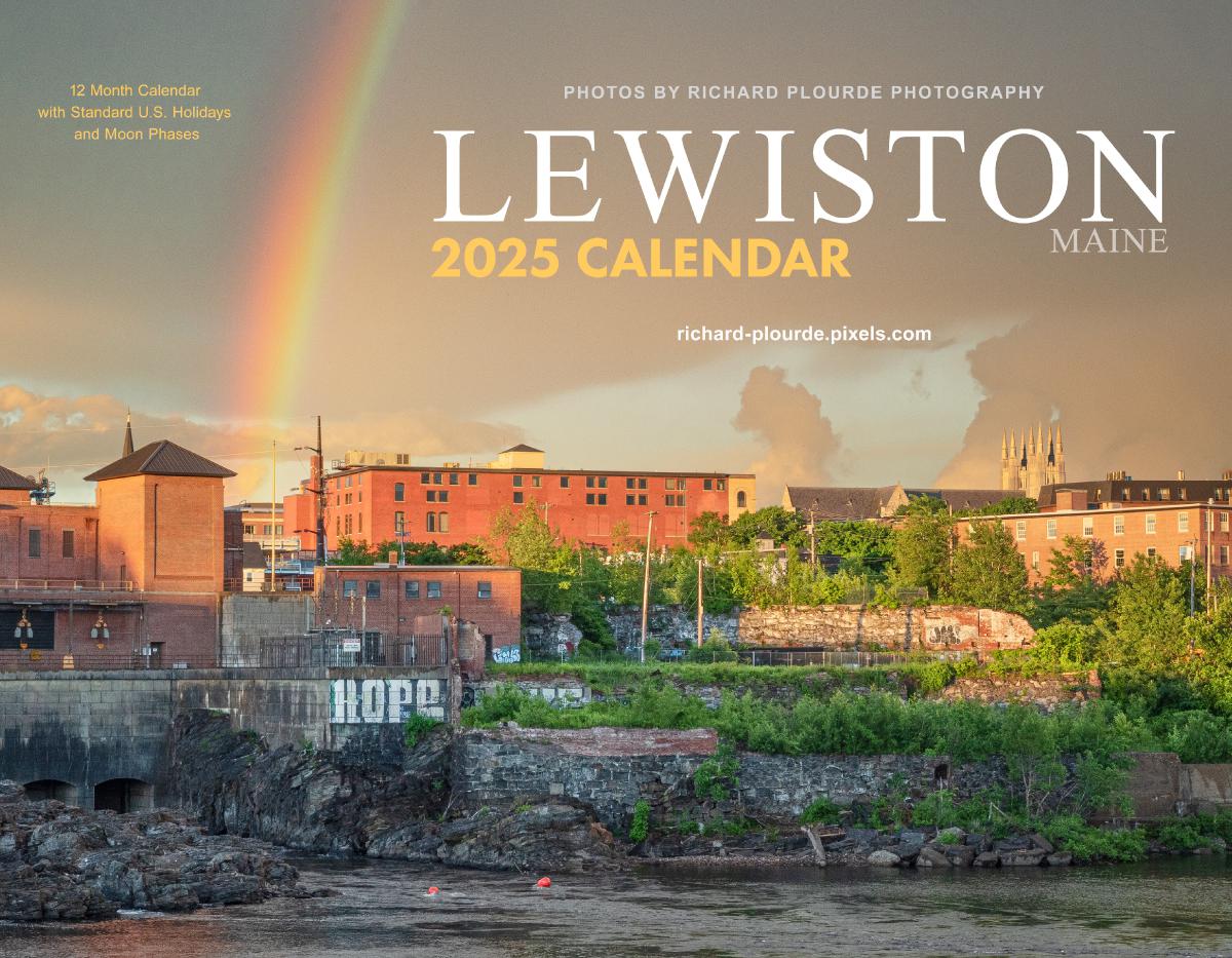 Lewiston, Maine 2025 Wall Calendar