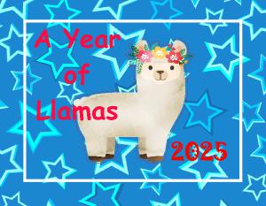 A Year of Llamas Calendar 2025