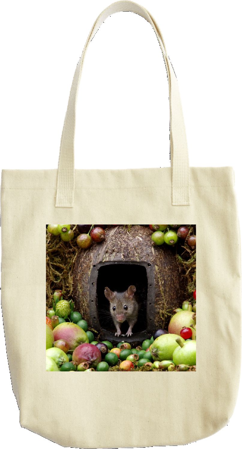 George the mouse tote bag
