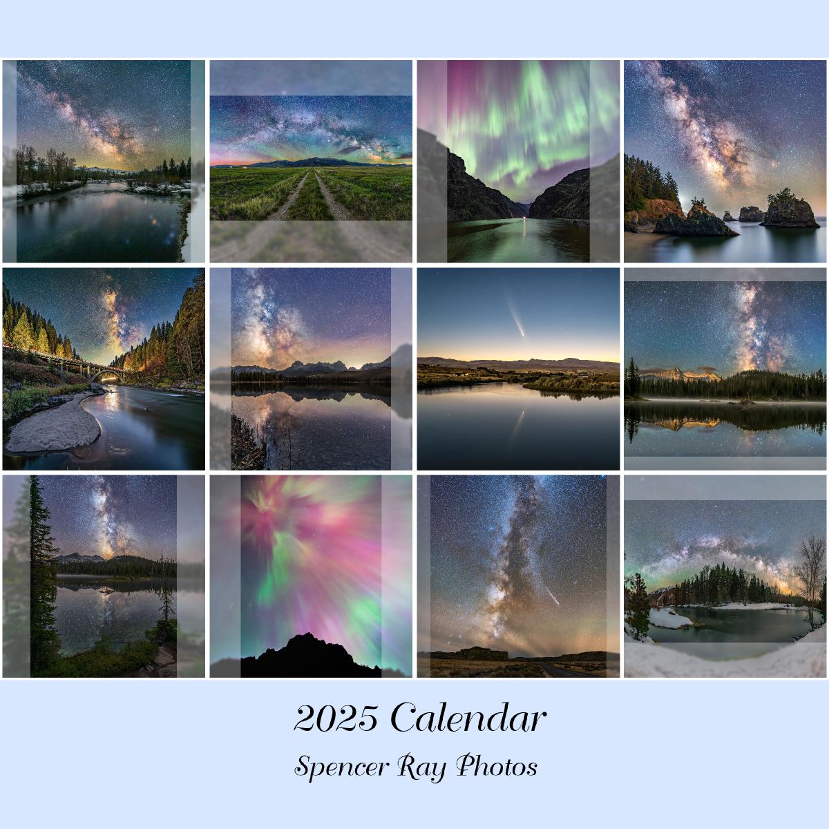 Night Sky Calendar (2025)