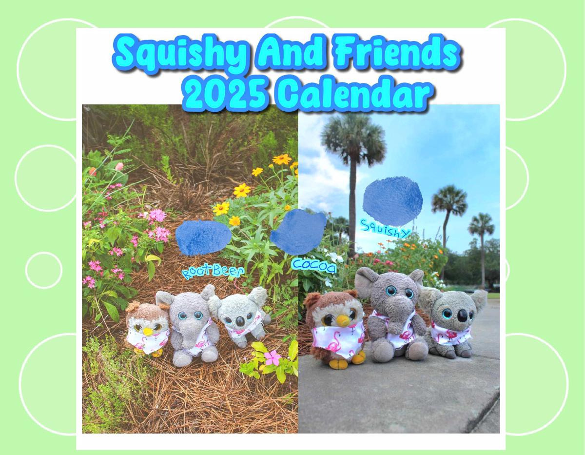 Squishy And Friends 2025 Calendar