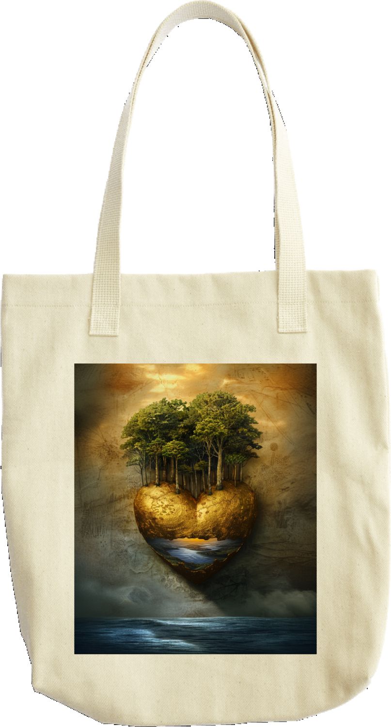 Heart of the Forest Reusable Tote Bag