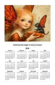 Butterfly Fairy Dreams Poster Calendar 🧚