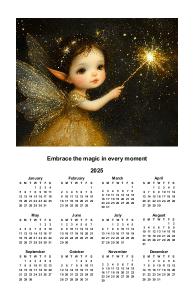 Winter Fairy Poster Calendar 🧚