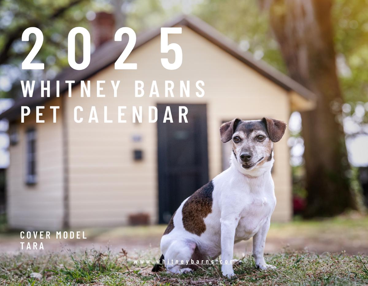 2025 Whitney Barns Pet Calendar