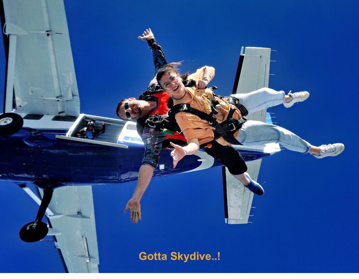 Tandem Skydive..!