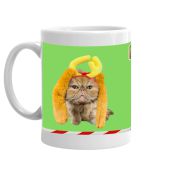 Merry Grinchmas Cat Coffee Mug