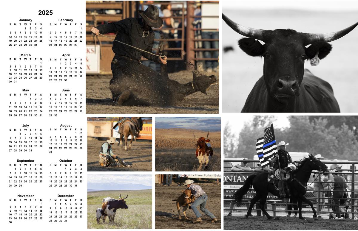 2025 Rodeo & Ranch Life Poster Calendar