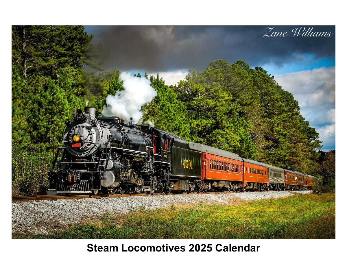 Steam Locomotives 2025 Calendar